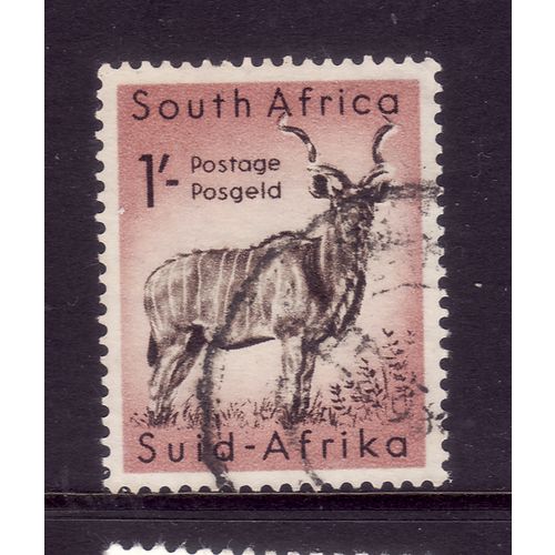 SOUTH AFRICA 1954 WILD ANIMALS 1s GREATER KUDU SG159 FINE USED