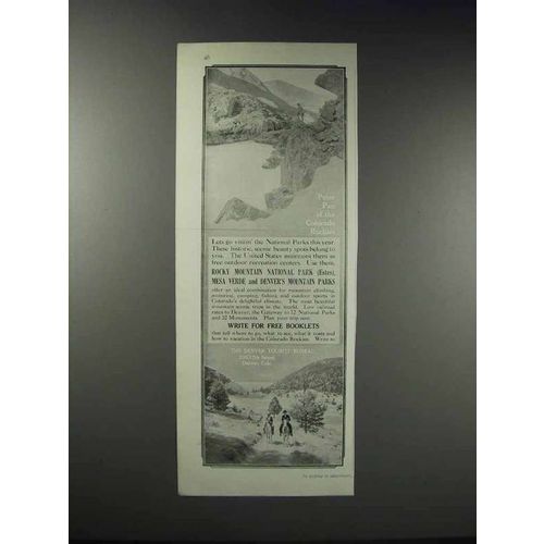 1919 The Denver Tourist Bureau Ad - Peter Pan