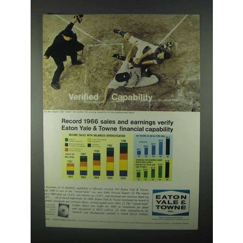 1967 Eaton Yale & Towne Inc. Ad - Record Sales