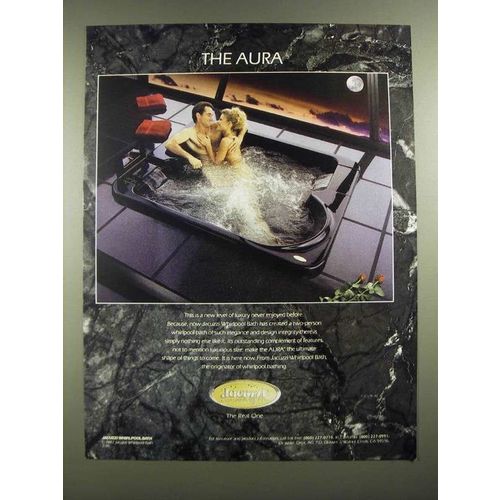 1988 Jacuzzi Aura Whirlpool Bath Ad