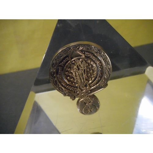 1989 Shriners Paperweight,Peace Memorial Rededication,Toronto,Canada
