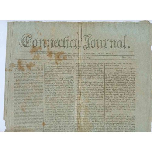 CT New Haven Newspaper Title: Connecticut Journal Date: Oct-26-1797~7