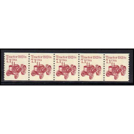 2127 7.1c Tractor Very Fine MNH Dry Gum PNC 1/5 X0725