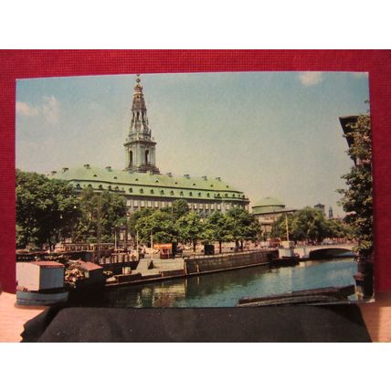 CHRISTIANSBORG PALACE, COPENHAGEN, DENMARK unused postcard =