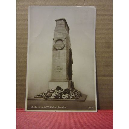 THE CENOTAPH, LONDON used vintage postcard RP 1932 pm =