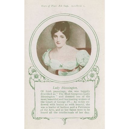 Lady Blessington Old Irish Postcard