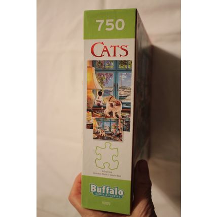 PUZZLER'S DESK 750 PIECE PUZZLE SEALED CATS KITTENS