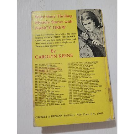 The clue in the diary Nancy Drew Carolyn Keene mystery book hardcover