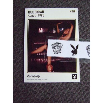 Playboy NOVEMBER Single Chase Card Celebrity Julie Brown #3JB