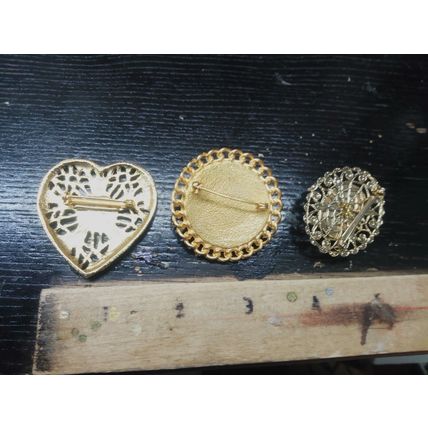 Lot Of 3 Brooch Pins