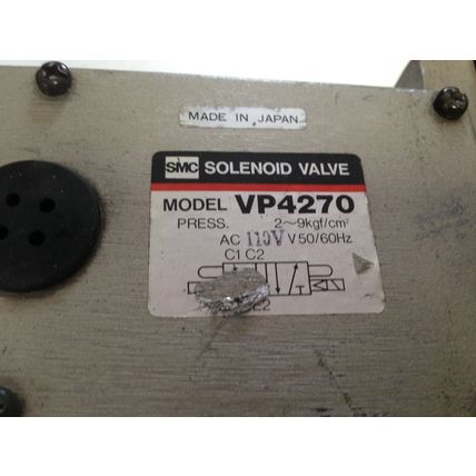 NEW SMC VP4270 PNEUMATIC DOUBLE SOLENOID VALVE VT3112,AC110V COIL,DG