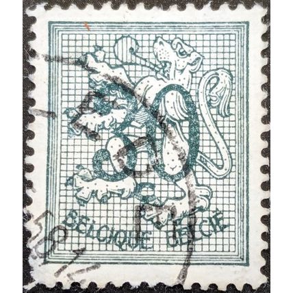 STAMP Belgium SG1342 1957 30c Lion Used