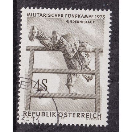 Austria 1973 Military Pentathlon 4s Fine Used SG 1663 VGC