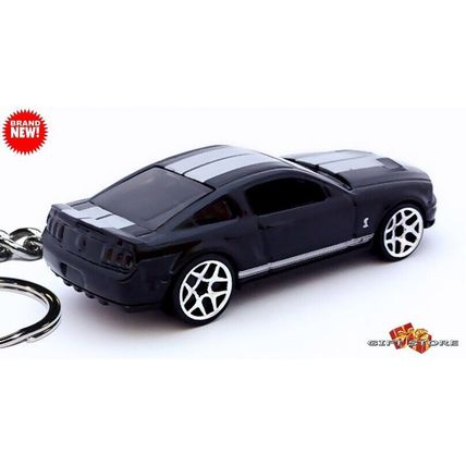 RARE KEYCHAIN BLACK FORD SHELBY MUSTANG GT500 GREAT GIFT or DESK DISPLAY