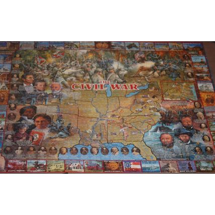 1994 White Mountain Puzzles The Civil War 1000 Piece Puzzle - Complete