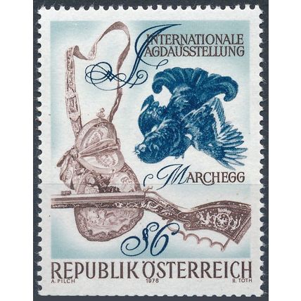 International Hunting Exhibition, Marchegg - Austria 1978 - MNH - MiNr 1572