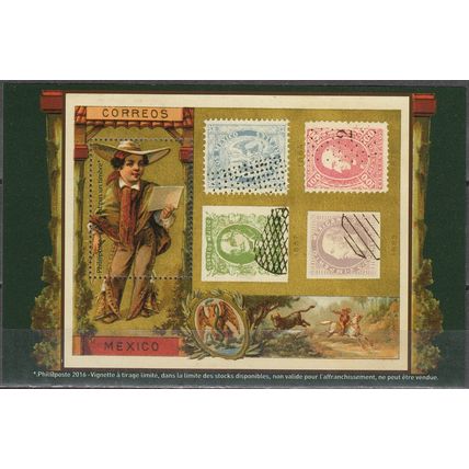 France 2016 Bloc Feuillet timbres Correos Mexico Neuf **