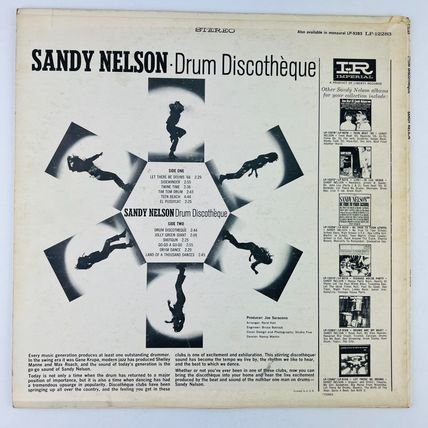 Sandy Nelson – Drum Discothéque Vinyl LP Record Album LP-12283