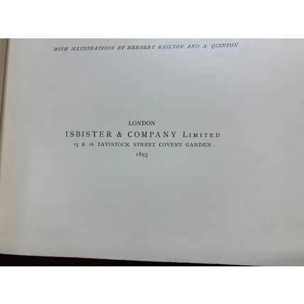 RARE* 1893 "CLOISTER LIFE IN THE DAYS OF COEUR DE LION" ANTIQUE BOOK (P7)