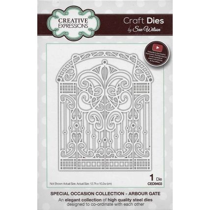 Creative Expressions. Arbour Gate Die. Die Cutting Cardmaking Scrapbooking Craft
