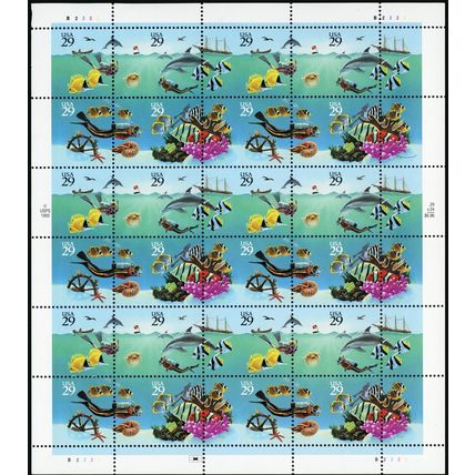 2866a, MNH 29¢ Remarkable Misperfed Error Sheet of 20 * Stuart Katz