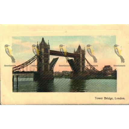 Tower Bridge, London, 3179 Postcard, 1910
