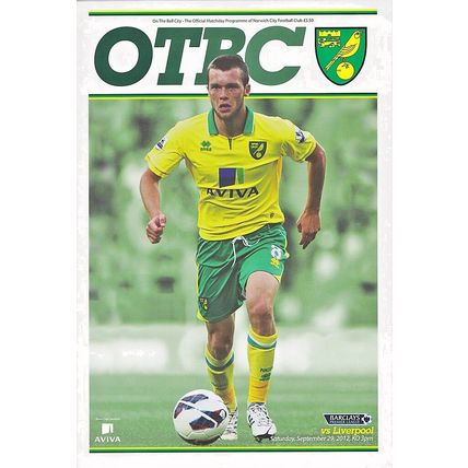 NORWICH CITY v LIVERPOOL BARCLAYS PREMIER LEAGUE 2012