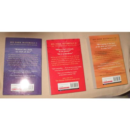 Northern Lights, Amber Spyglass, Subtle Knife, 3 PBs tpb by Philip Pullman VG+ B