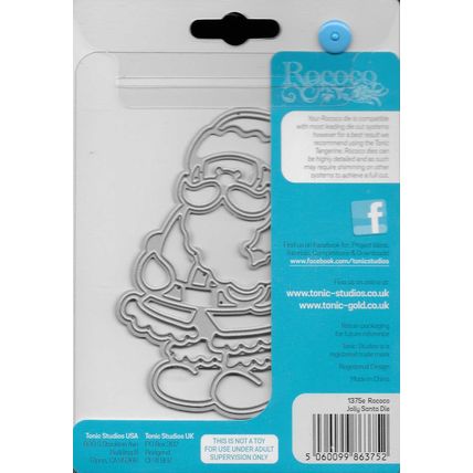 Tonic Studios. Jolly Santa Die. Die Cutting Cardmaking Scrapbooking Crafts