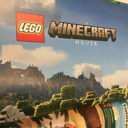 April-June 2025 Lego Magazine with Lego Minecraft Poster