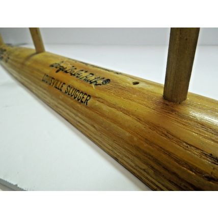 Vintage Babe Ruth Louisville Slugger Bat Coat Hat Rack