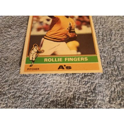 Topps 1976 405 Rollie Fingers Pitcher Oakland A's 5.0 EX Or Better Condition HOF