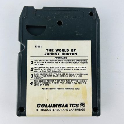 Johnny Horton - The World Of Johnny Horton - Columbia 8-Track Tape