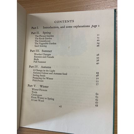 1949 "THE SEASONS & THE GARDENER" H E BATES ILLUSTRATED LARGE HARDBACK BOOK (P3)