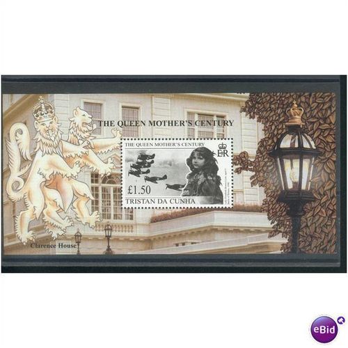 Tristan da Cunha 1999 - SG MS 661 - Queen Mother's Century £1.50 MNH