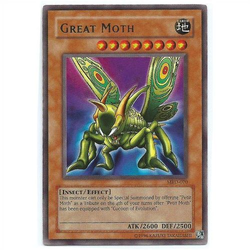 YuGiOh Metal Raiders - MRD-070 - Great Moth - Unlimited