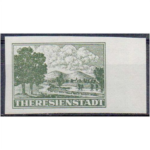 THERESIENSTADT (Reproduction) Concentration Camp 1943 Parcel Stamp