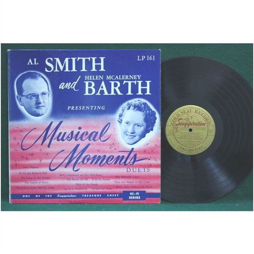 Al Smith & Helen McAlerney Barth - Musical Moments - LP 161 - VG+