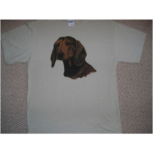 Dachshund Tee Shirt Men's Large Dog Pet