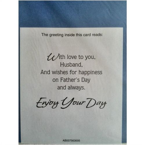 For My Husband On Fathers Day #2