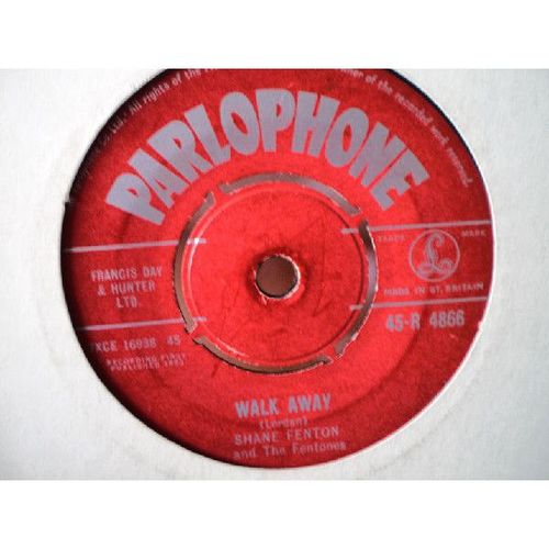 SHANE FENTON and The Fentones - Walk Away- UK ORIGINAL PARLOPHONE- 1962