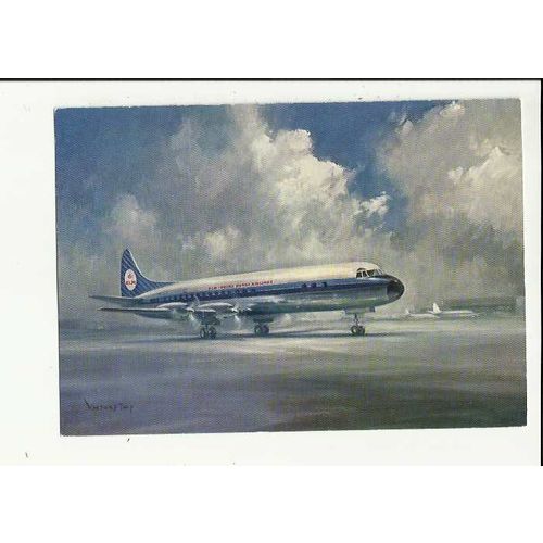 KLM LOCKHEED ELECTRA Postcard