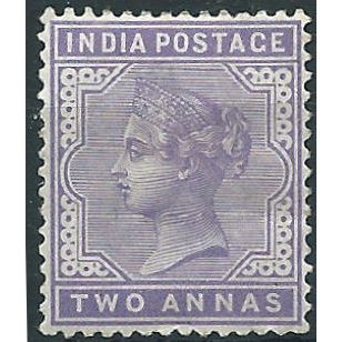 India1900 SG116 2a Pale Violet Mounted Mint .. ..