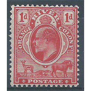 Orange River Colony 1905 SG149 1d Scarlet Mounted Mint . ..