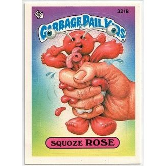 GARBAGE PAIL KIDS ' SQUOZE ROSE ' card # 321b (1986)