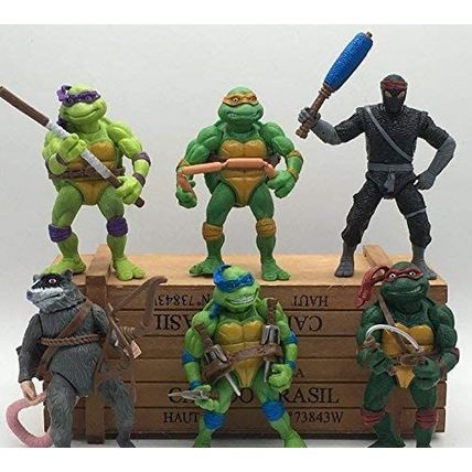 Other Cool Children 6pcs Teenager Mutant Ninja Turtles Play Figures