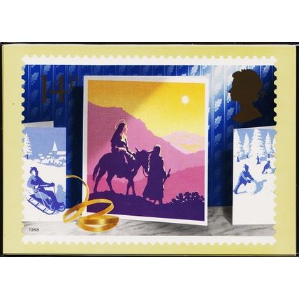 Great Britain. 1988. Christmas. PHQ 114. Set of 5. Used(1st Day)