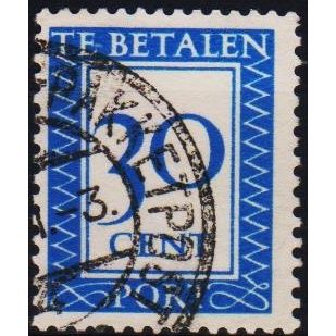 Netherlands. 1947 30c (Blue) S.G.D673 Used