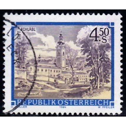 AUSTRIA, 1984 4.50s Church, SG 1998 (Scott #1287), used