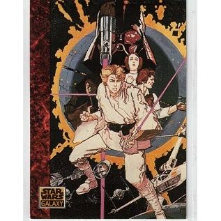 STAR WARS ' GALAXY series 1 ' card # 48 ( 1993 )